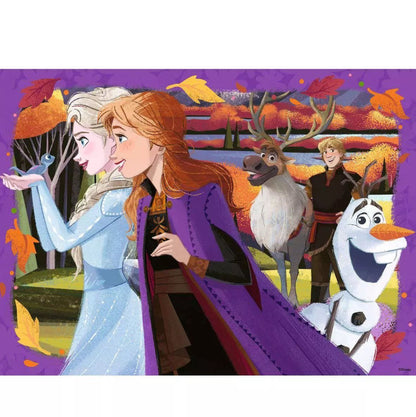 PUZZLE 4X100PC FROZEN MAGICAL SPIRITS