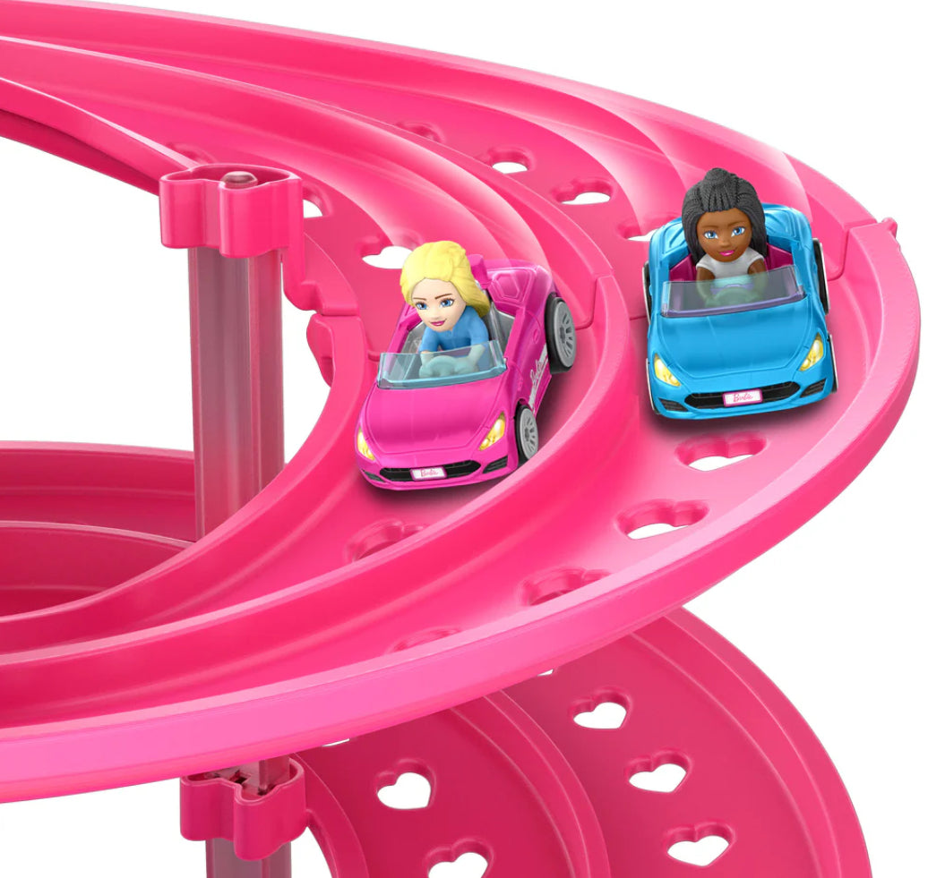 H/W RACER VERSE BARBIE SPIRAL RACE SET