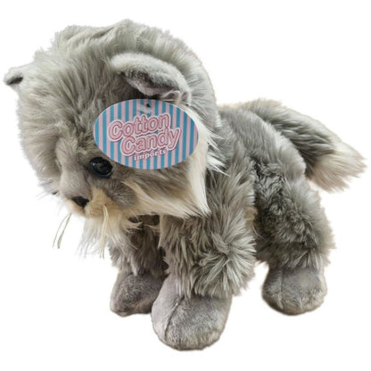 PLUSH KITTY CAT GREY 30CM