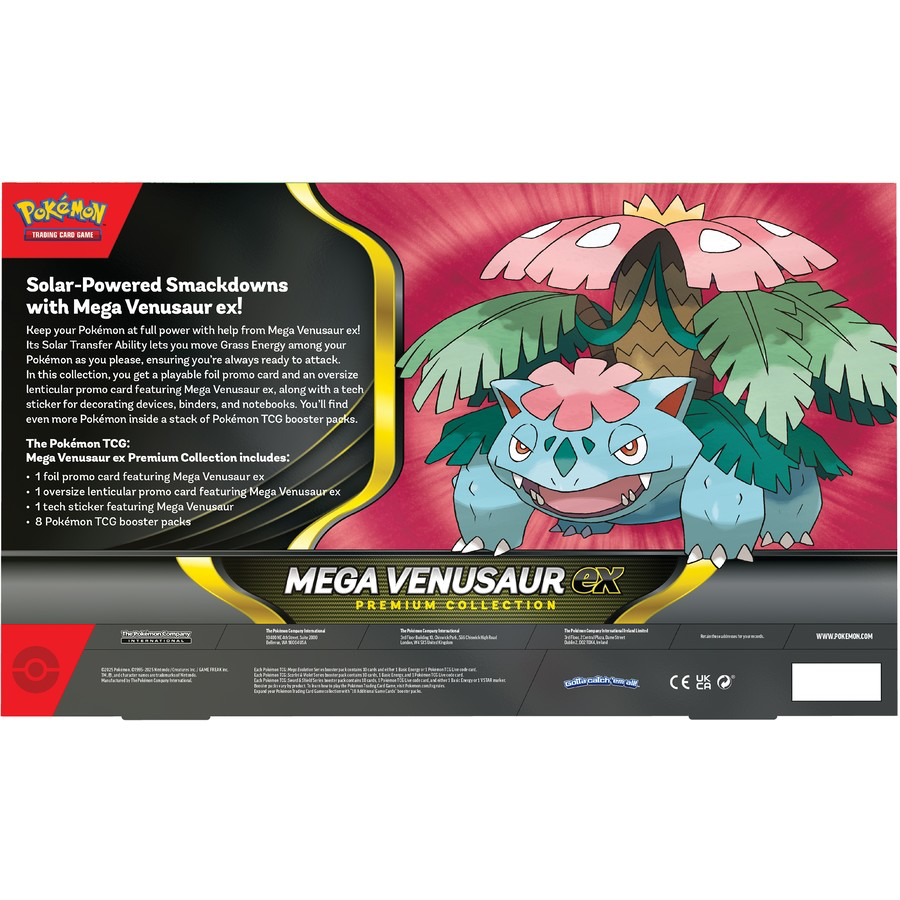 POKEMON TCG MEGA VENUSAUR EX PREMIUM BOX