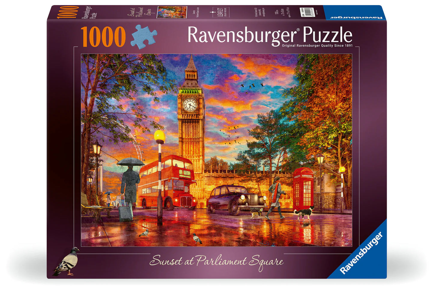 PUZZLE 1000PC SUNSET PARLIAMENT SQUARE N