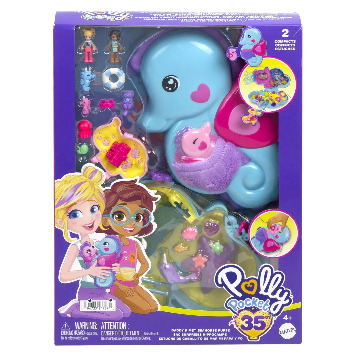 POLLY POCKET ADVENTURE PURSE AST