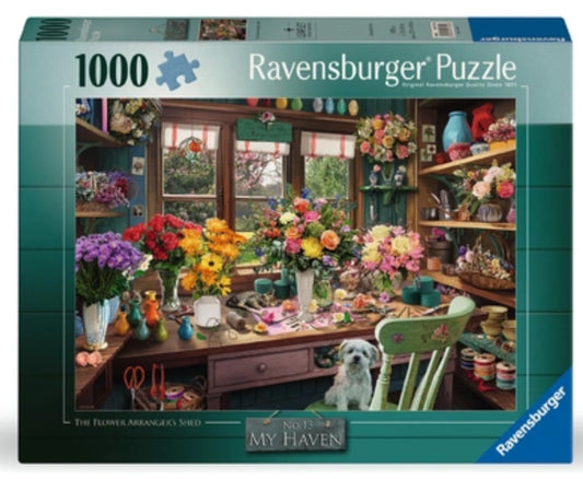 PUZZLE 1000PC MY HAVEN 13 FLOWER SHED