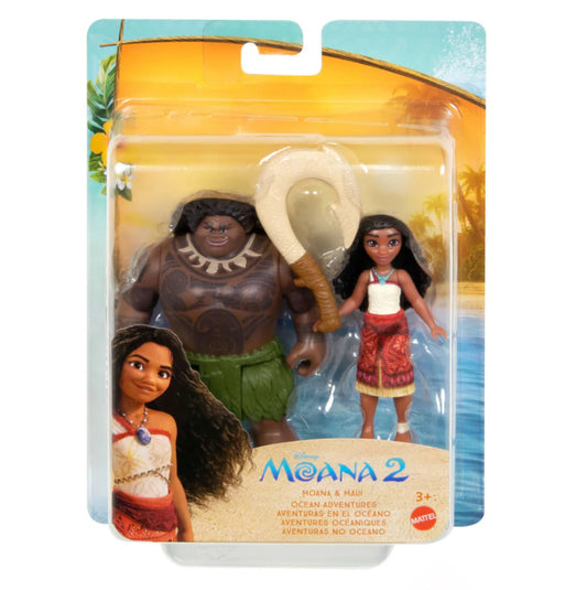 DISNEY MOANA 2 HERO & FRIEND SML DOLL PK