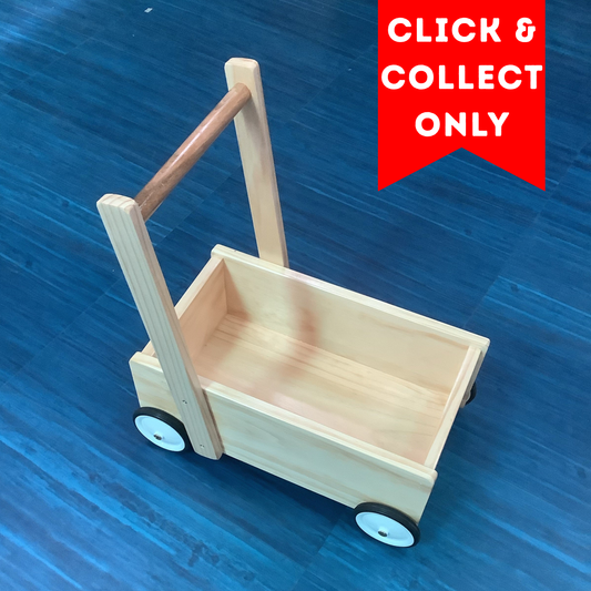 DROUIN WOODEN WALKER TROLLEY NATURAL