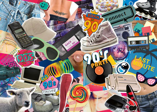 PUZZLE 1000PC THE 90'S NEW