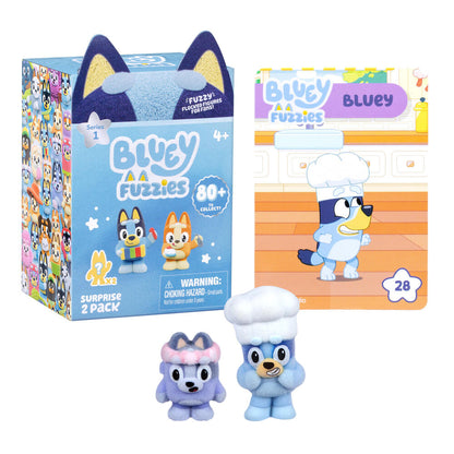 BLUEY S14 FUZZIES 2PK BLINDBOX AST