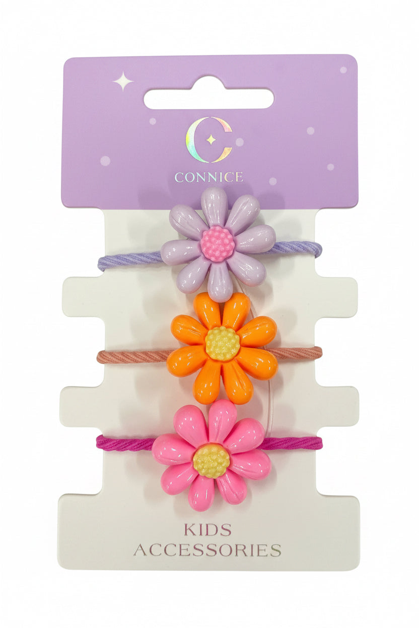 C/NICE HC09366 3PC DAISY HAIR TIES