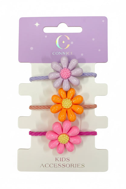 C/NICE HC09366 3PC DAISY HAIR TIES