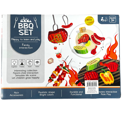 PLAY FOOD BBQ SET
