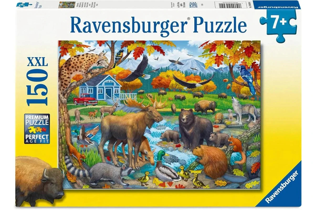 PUZZLE 150PC WILDLIFE GATHERING