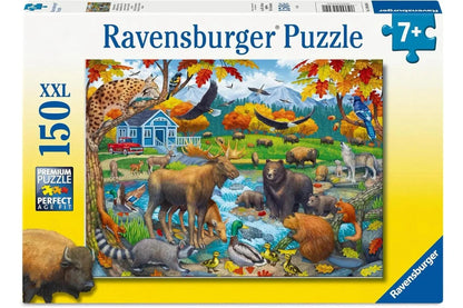 PUZZLE 150PC WILDLIFE GATHERING