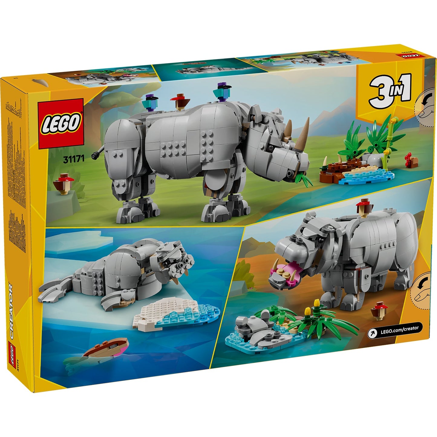 LEGO 31171 CREATOR MAJESTIC RHINO