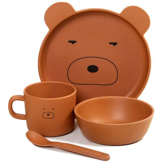 PILBEAM KIDS 4PC DINING SET ANIMALS
