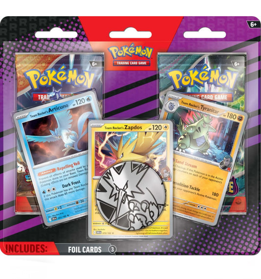 POKEMON TCG ENHANCED ROCKET 2PK BLISTERS
