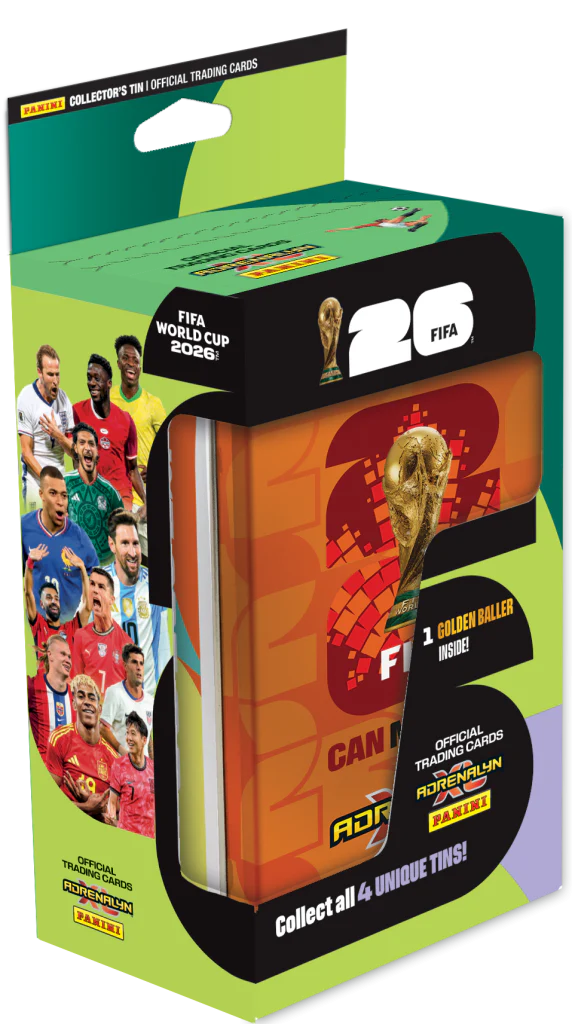FIFA WORLD CUP 2026 ADRENALYN CARD TIN