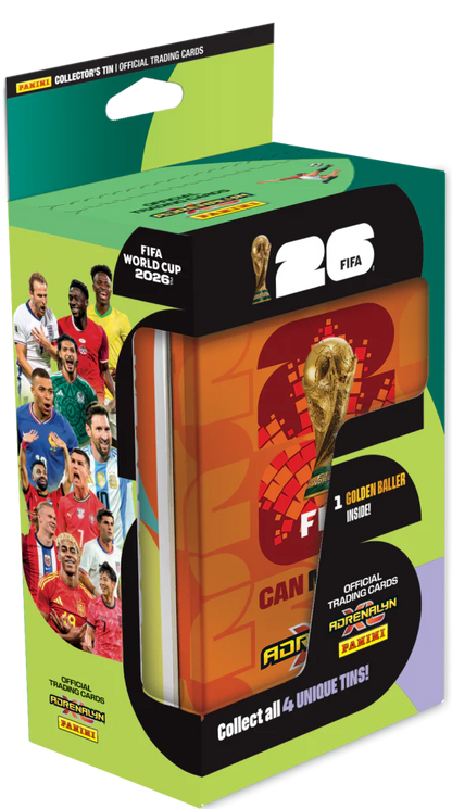 FIFA WORLD CUP 2026 ADRENALYN CARD TIN