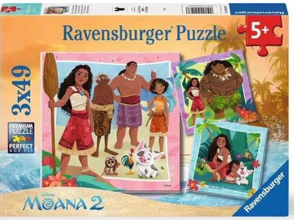PUZZLE 3X49PC MOANA