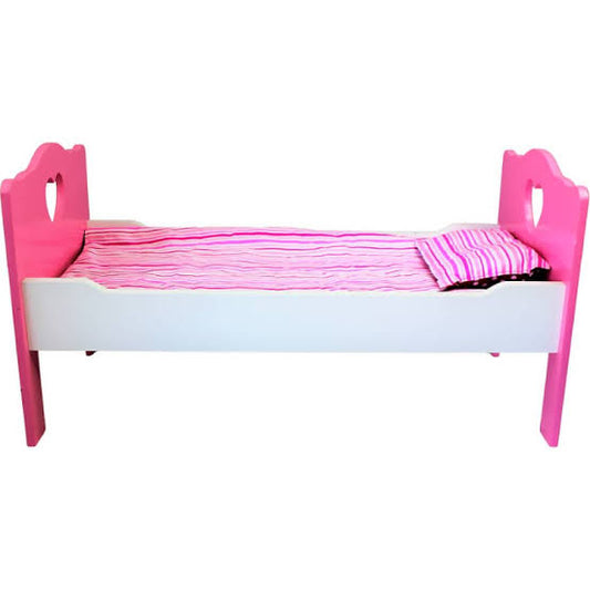 SALLY FAY WOODEN DOLLS BED