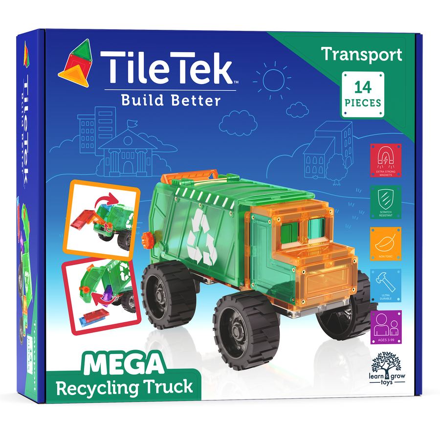 TILETEK 14 PC MEGA RECYCLING TRUCK SET