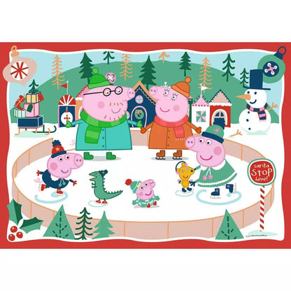 PUZZLE 24PC GIANT FLOOR PEPPA PIG XMAS