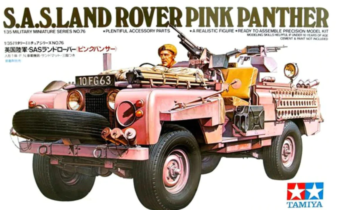 TAMIYA 1/35 BRITTISH SAS PINK PANTHER