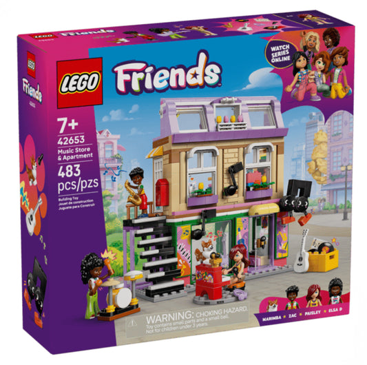 LEGO 42653 FRIENDS MUSIC STORE APARTMENT
