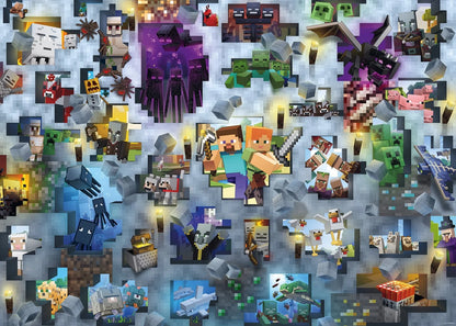 PUZZLE 1000PC MINECRAFT MOBS