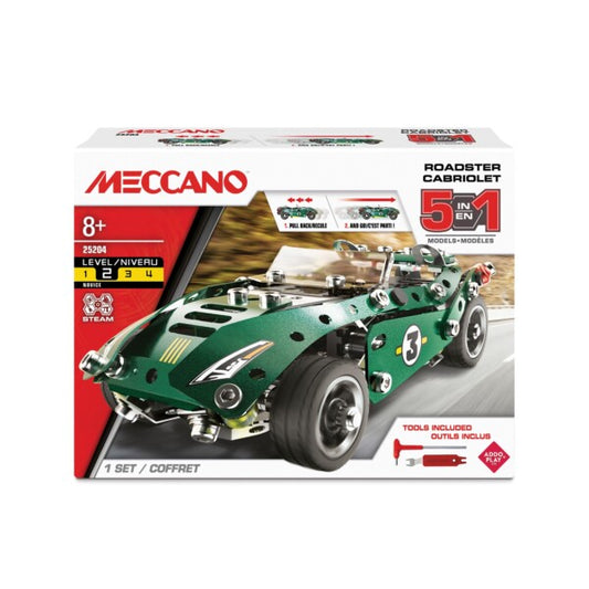 MECCANO 5 MULTI MODEL SET ROADSTER