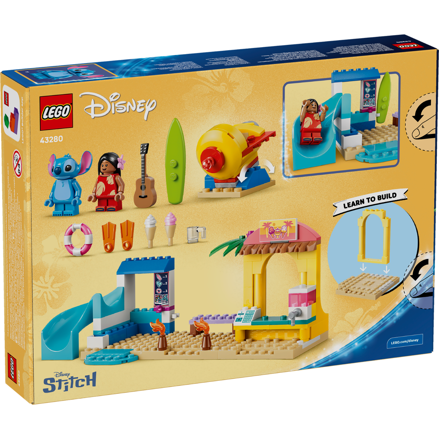 LEGO 43280 DISNEY BEACH FUN LILO & STITC