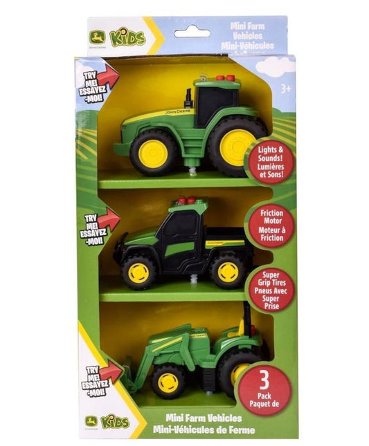 JOHN DEERE LIGHT AND SOUND MINI 3 PACK