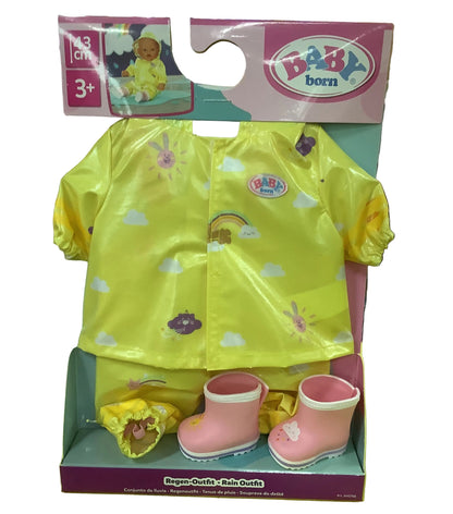 BB BABY BORN RAIN OUTFIT 43CM
