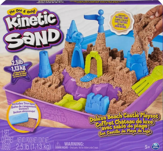 KINETIC SAND DELUXE BEACH CASTLE PLAYSET