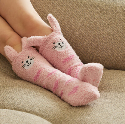 JIGGLE & GIGGLE GRIPPY ANIMAL SOCKS AST
