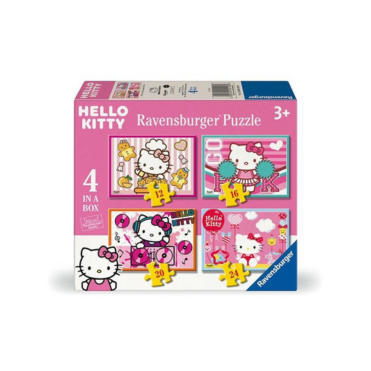 PUZZLE 4 IN A BOX HELLO KITTY
