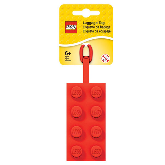 LEGO BAG TAG RED BRICK