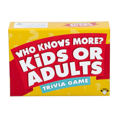 GAME WHO KNOWS MORE? KIDS OR ADULTS