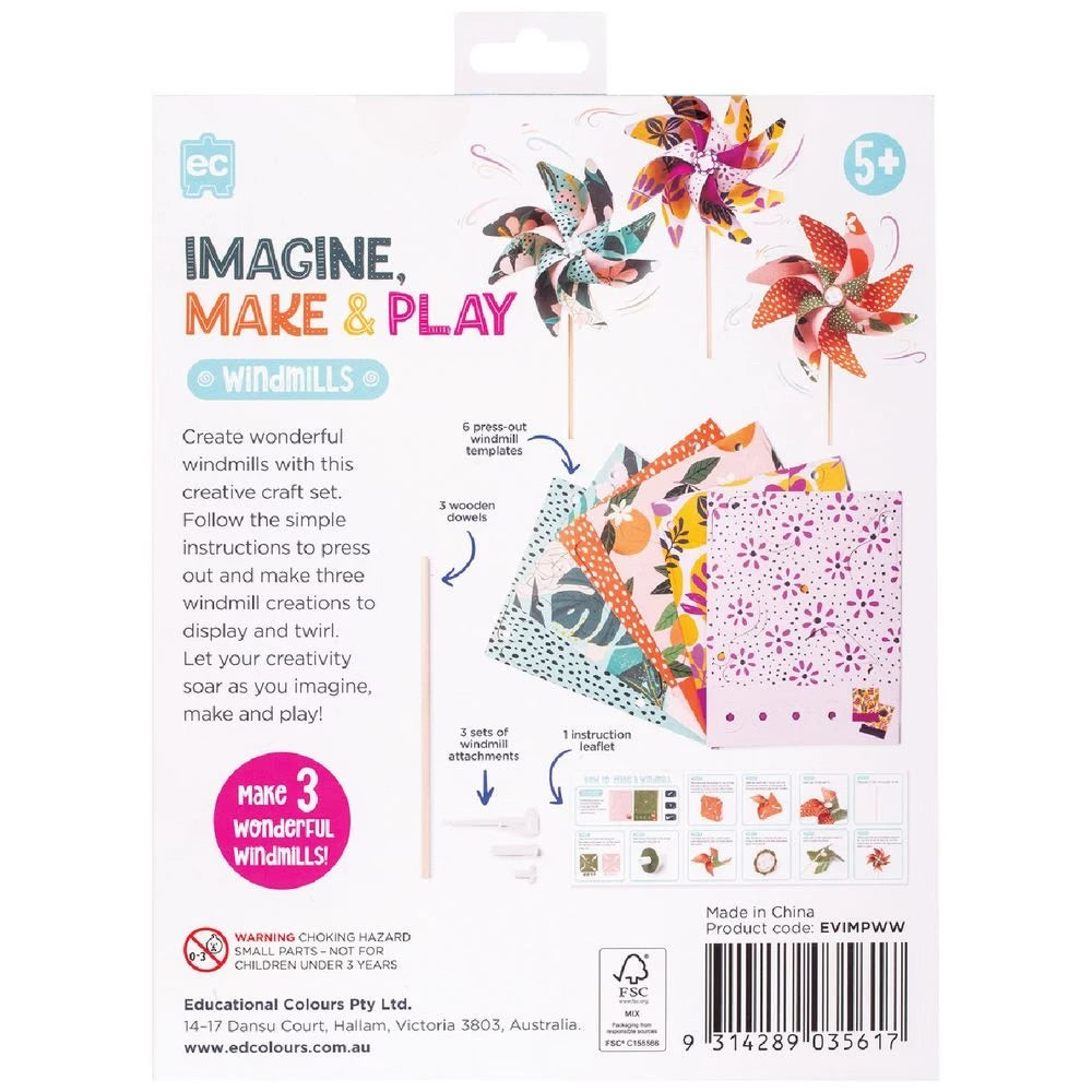 IMAGINE MAKE & PLAY WONDERFUL WINDMILLS