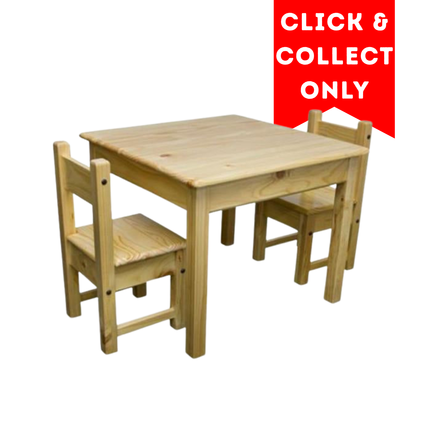 DROUIN WOODEN CHAIRS & TABLE SMALL