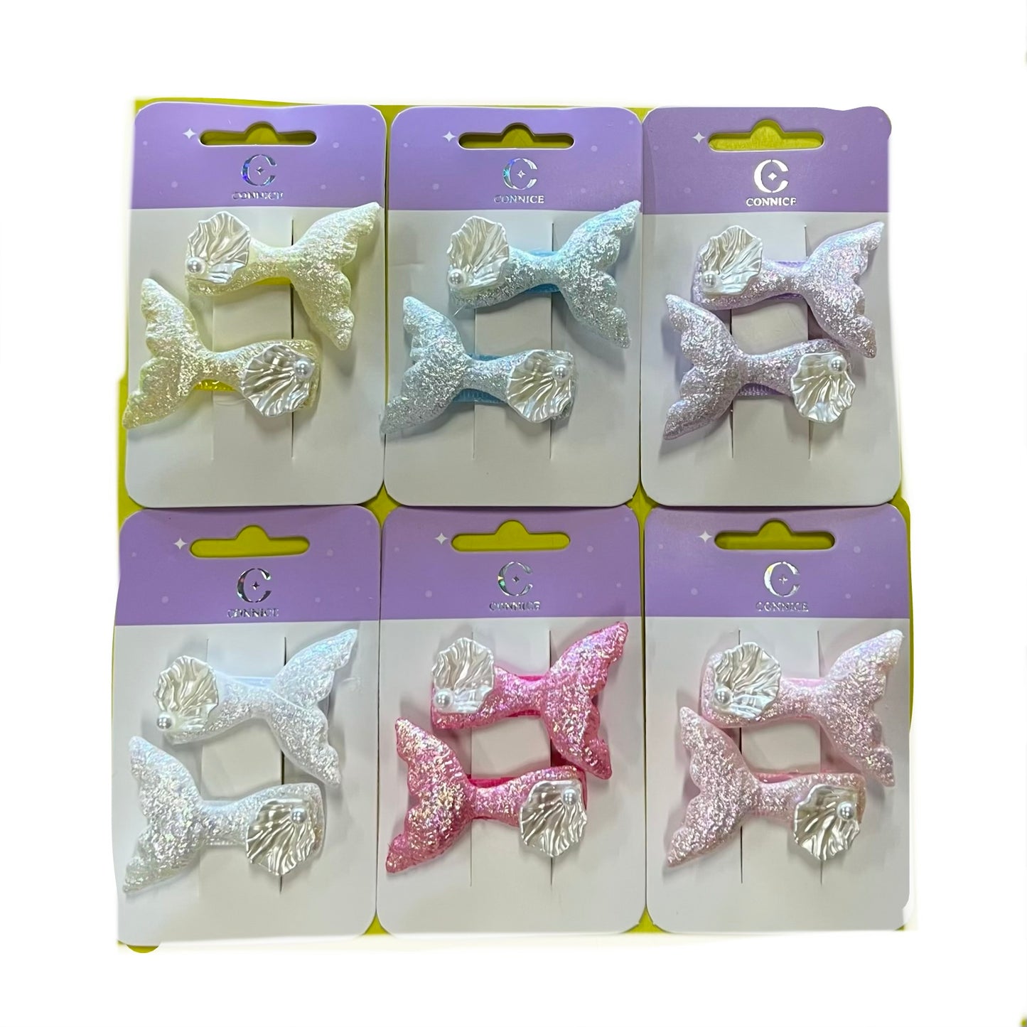 C/NICE HC13523 MERMAID TAIL HAIR CLIPS