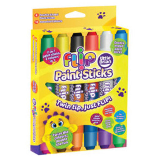 LITTLE BRIAN FLIP PAINT STICKS 6PK