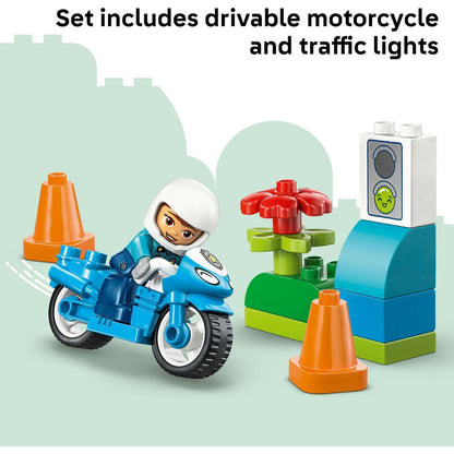 LEGO 10471 DUPLO BLUE POLICE MOTORBIKE