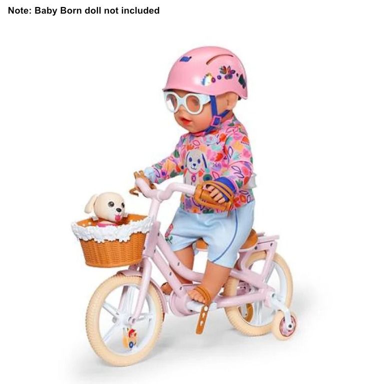 BB BABY BORN BIKE WITH PUPPY LUCKY