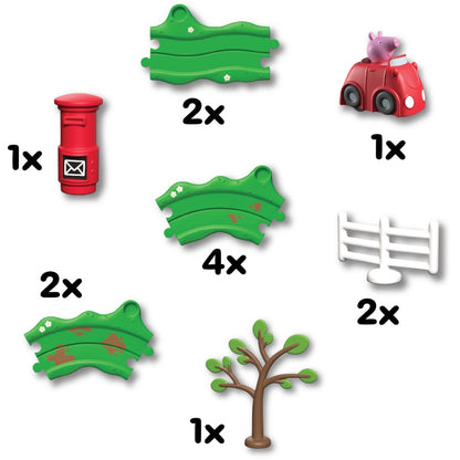 PEPPA PIG WHIZZ AROUND RED CAR SET