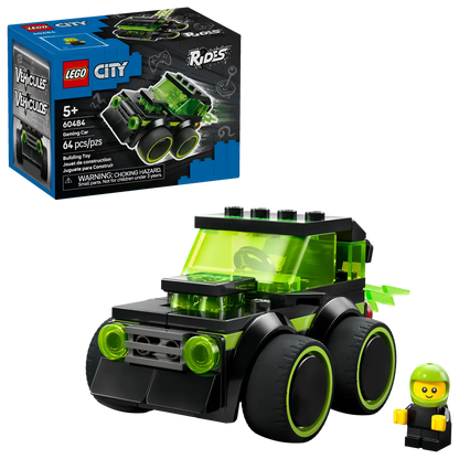 LEGO 60484 CITY RIDES GAMING RACE CAR