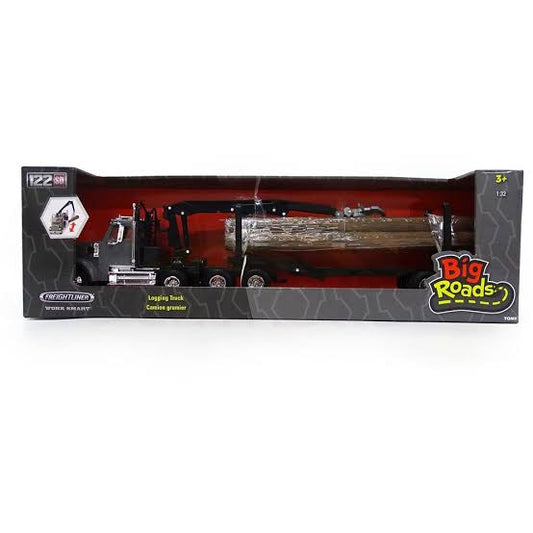 1:32 FREIGHTLINER 122SD W LOGGING TRAILE