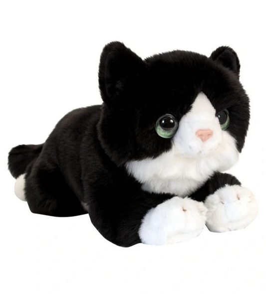 PLUSH CUDDLE KITTEN BLACK LARGE