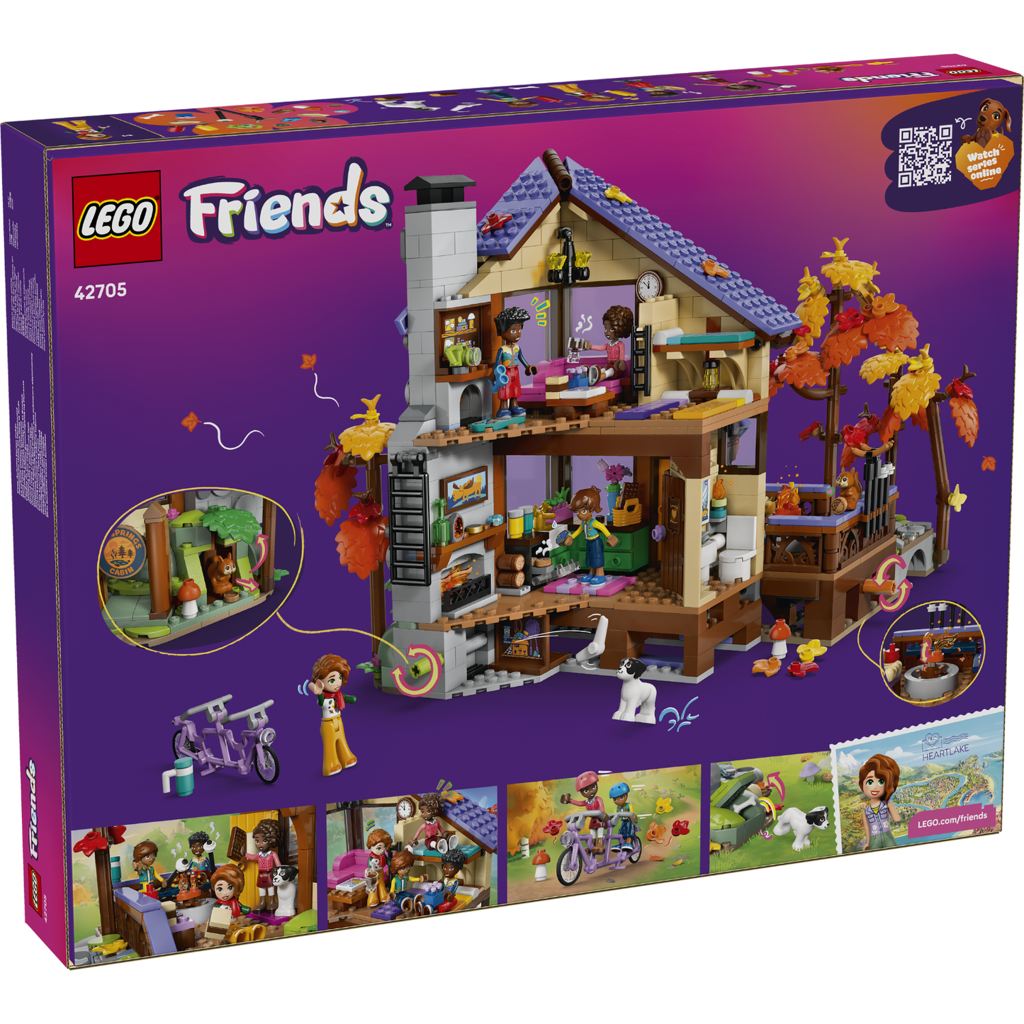 LEGO 42705 FRIENDS COZY FALL FOREST CABI