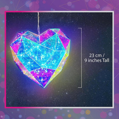 BUILD YOUR OWN PRISMIC HANGING HEART