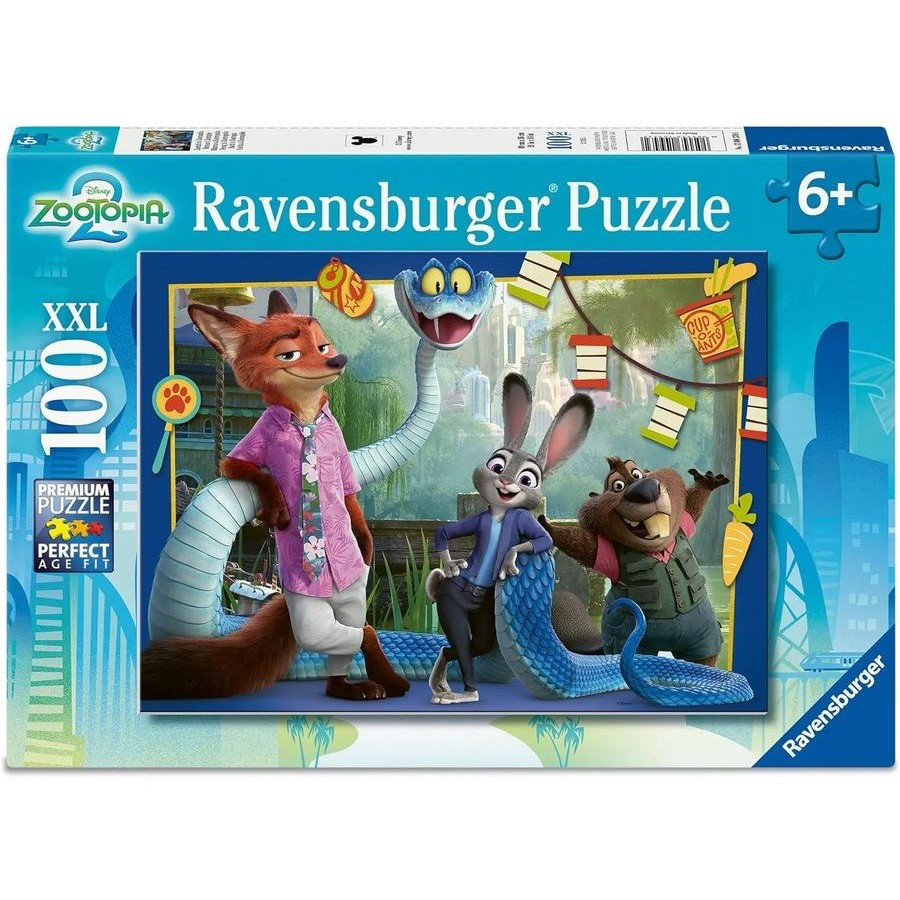 PUZZLE 100PC BACK IN ZOOTOPIA